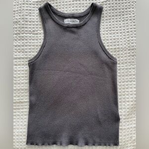 And Now This Grey Full Length Tank Top